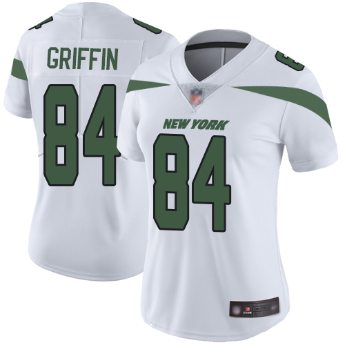 New York Jets Limited White Women Ryan Griffin Road Jersey NFL Football #84 Vapor Untouchable->women nfl jersey->Women Jersey